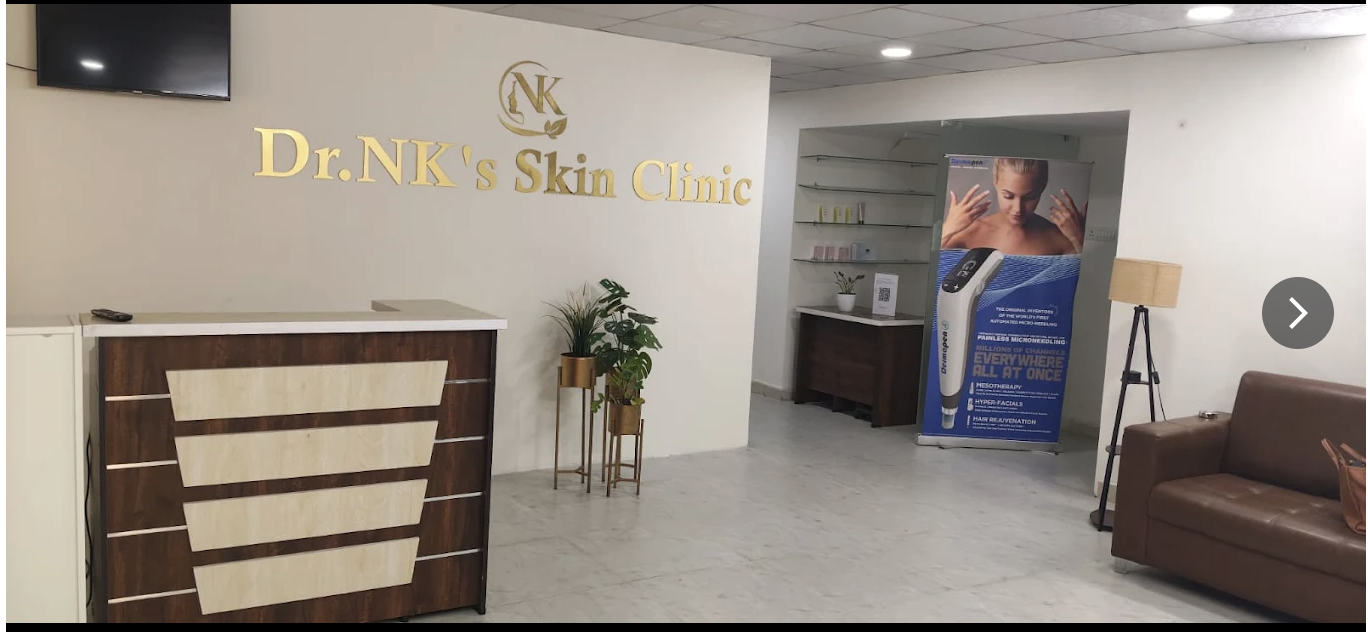 Reception at Dr. NK's Skin Clinic